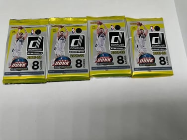 2021-22 Panini Donruss NBA Basketball Packs from Blaster box Look for Autographs!