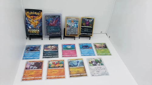 (13) TCG Pokemon Hidden Fates pack, EX, Morpeko, Japanese