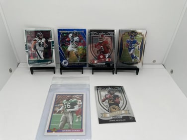 Saquon Barkley Jason Kelce Kenneth Gainwell RC SP DeVonta Smith RC Eagles