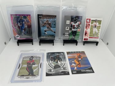 Kyle Pitts RC #d /20 Matt Ryan Rondale Moore RC Falcons