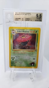 BGS 9.5 Erika's Vileplume Gym Heroes Pop 6