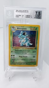 BGS 7.5 Nidoqueen Holo Jungle Pop 15