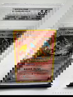 Charizard Holo Evolutions BGS 8.5: * Evolutions * TCG Pokemon