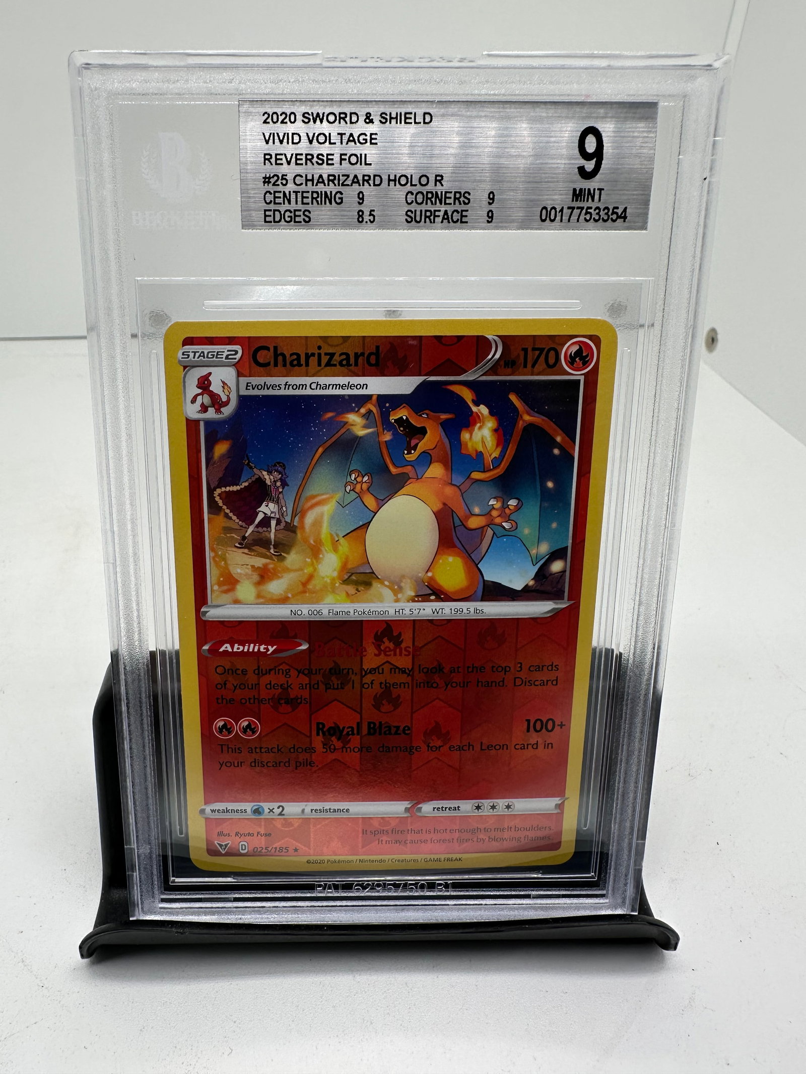 Charizard Reverse Vivid Voltage BGS 9 (1 of 2)