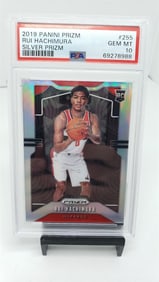 PSA 10 Rui Hachimura Silver Prizm Rookie Lakers
