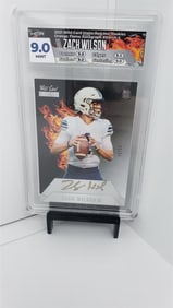 HGA 9 Zach Wilson Broncos rookie autograph #d /50