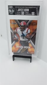 HGA 9 Jaycee Horn Panthers rookie autograph #d /50