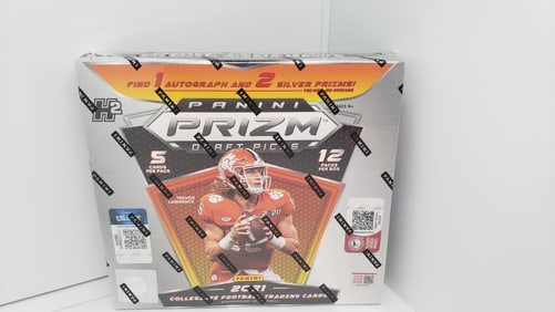 Prizm Draft Picks 2021 Collegiate Football H2 Box
