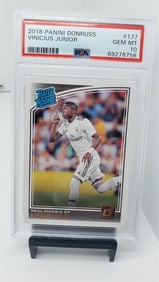 PSA 10 Vinicius Junior rated rookie Brazil