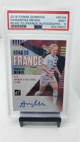 PSA 9 Samantha Mewis USA Autograph Pop 5