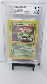 BGS 7.5 Venusaur Black Star Promos Holo Pop 13