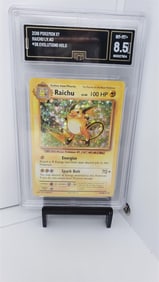 GMA 8.5 Raichu Evolutions Holo