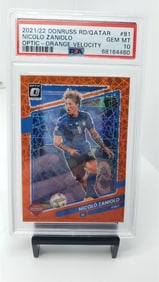 PSA 10 Nicolo Zaniolo Optic Orange #d /49 Pop 2