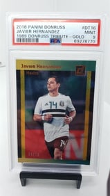 PSA 9 Javier Hernandez Mexico #d /75 Pop 1