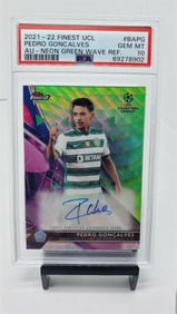 PSA 10 Pedro Goncalves rookie autograph #d /99