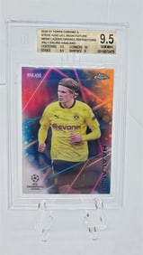 BGS 9.5 Erling Haaland Man City #d #d /25 Pop 1