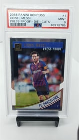 PSA 9 Lionel Messi Barcelona Argentina #d /100