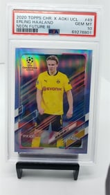 PSA 10 Erling Haaland #d /75 Pop 11