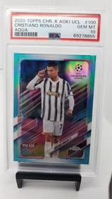 PSA 10 Cristiano Ronaldo Juventus #d /150 Pop 19