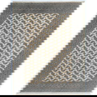 Tribal Bokhara collection, Pakistan Wool Hand Knotted Rug - 9'0'' x 11'9'': Hand-Knotted New Tribal Bokhara Wool Rectangle Rug from Pakistan - Excellence in Every ThreadDiscover the unparalleled craftsmanship and timeless beauty in our Hand-Knotted New Tribal Bokhara Wool Rec