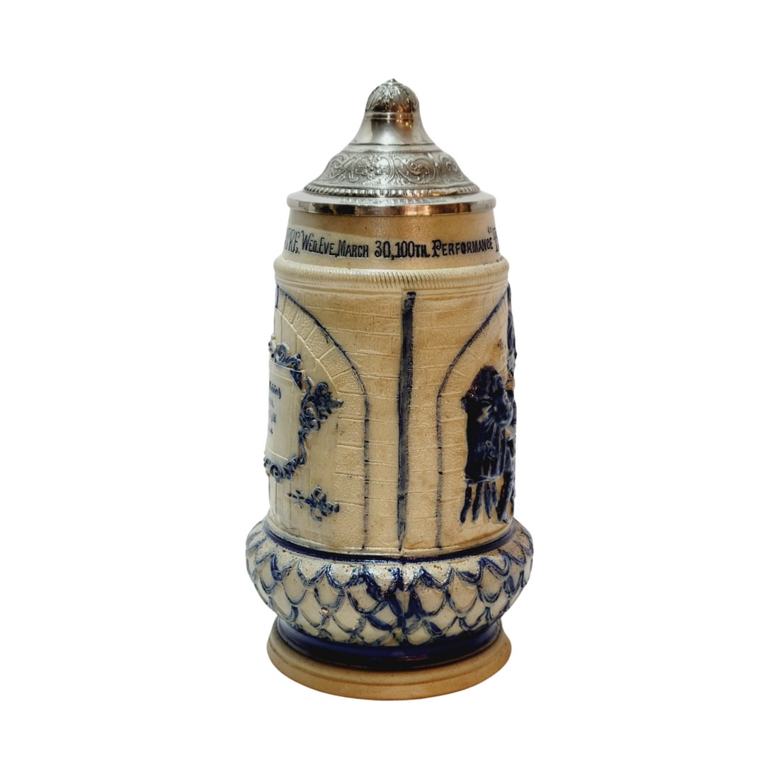 1.0L, Whites Utica #39, Raised Relief stoneware stein (1 of 10)