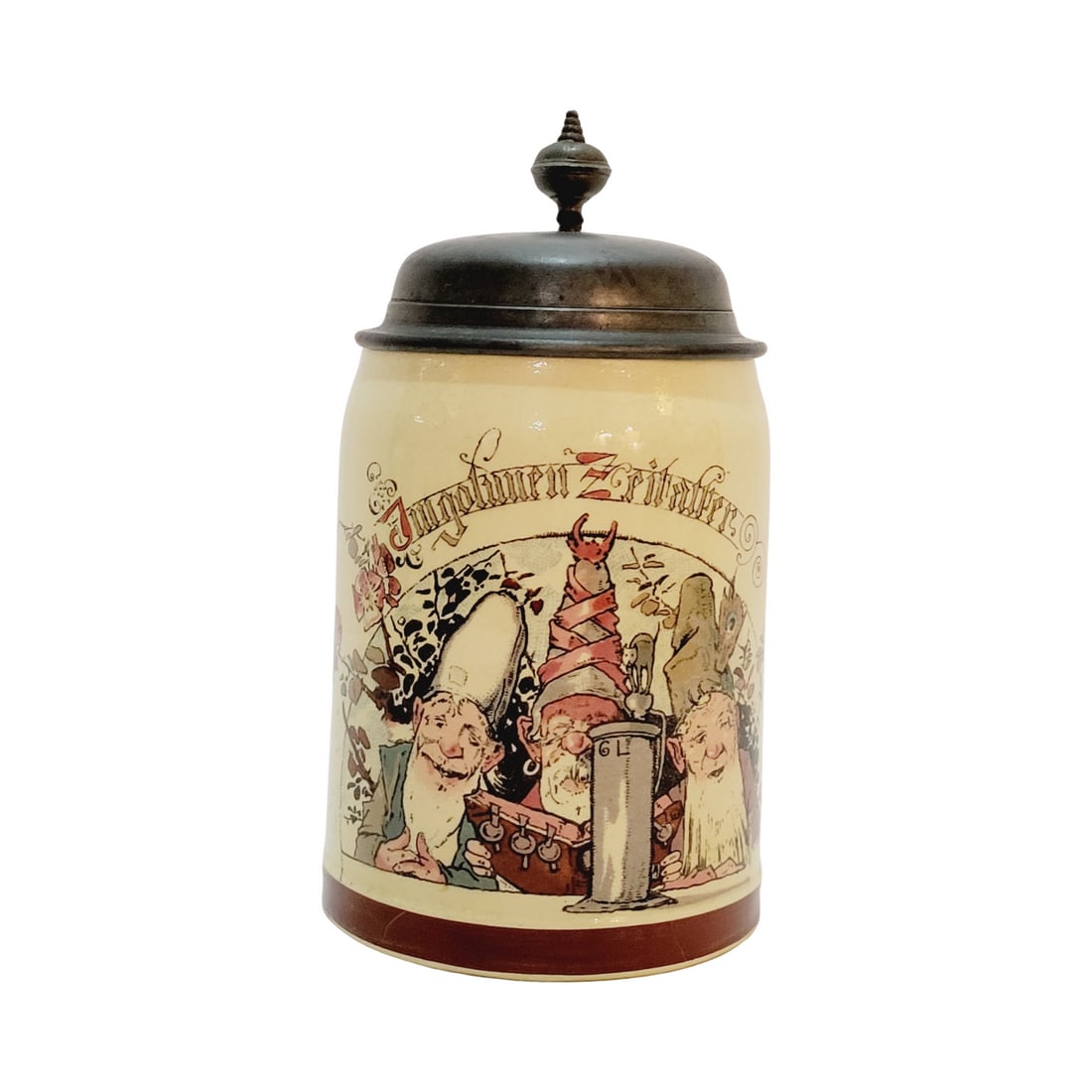 .5L, Mettlach #1909/673, PUG pottery stein (1 of 8)