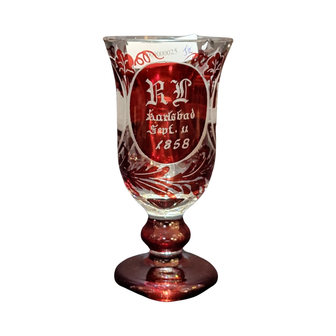 1/4L, Blown Glass-Stained beaker (1 of 7)