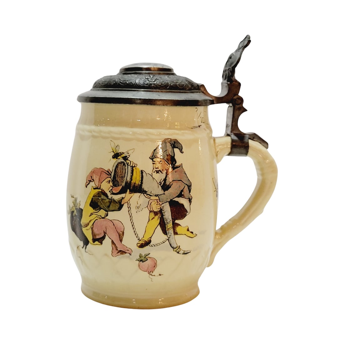 3/10L, Mettlach #2333/1033, PUG pottery stein (1 of 7)
