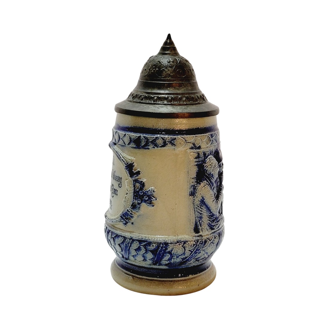 1/3L, Whites Utica #35, Relief stoneware stein (1 of 8)