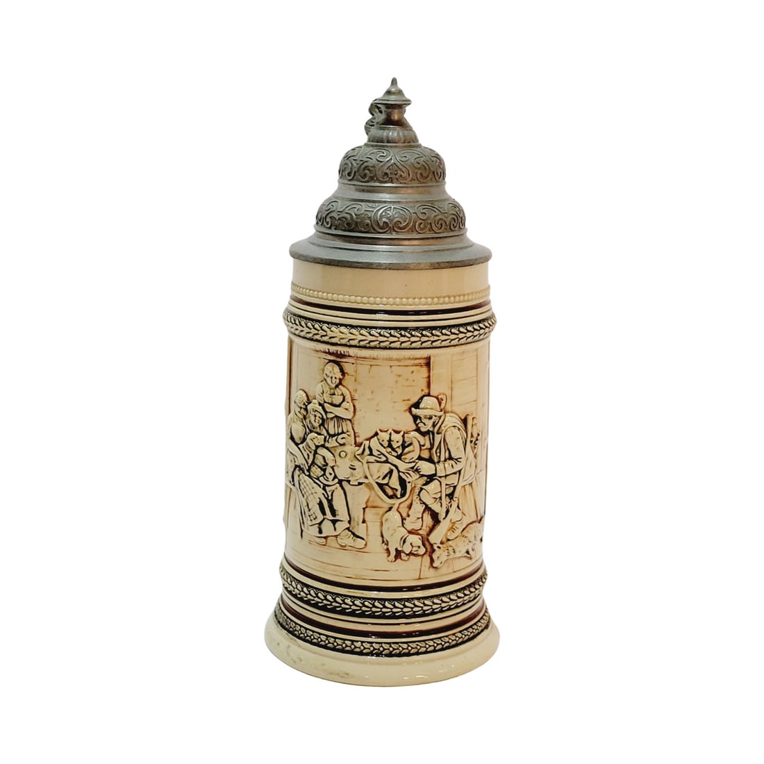 Marzi & Remy #244 Beer Stein, Hunter with Fox Cubs (1 of 8)