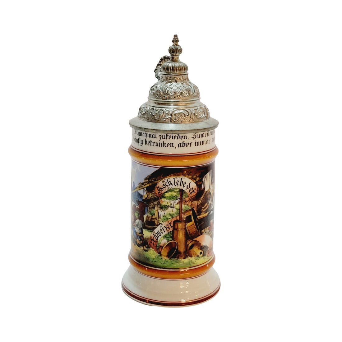 German Beer Stein, Cheesemaker Occupational Scene (1 of 12)