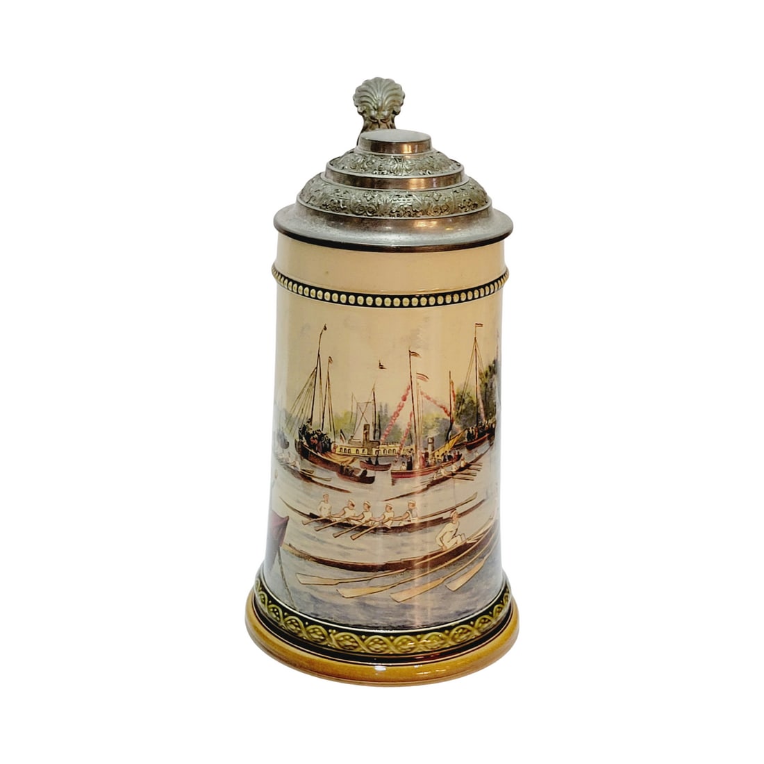 Mettlach #2271/981 Beer Stein, Rowing Regatta (1 of 16)