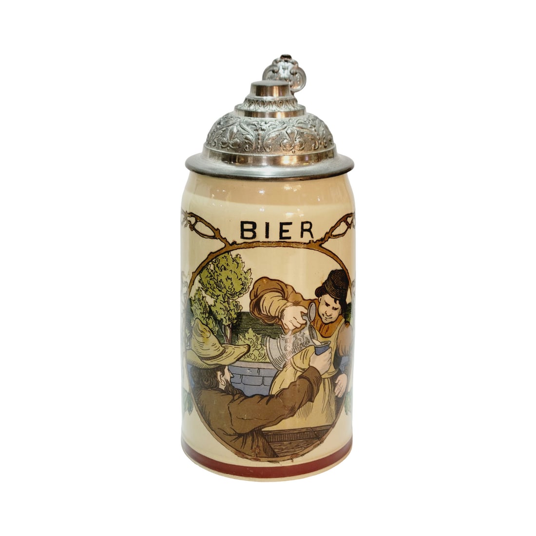 Mettlach #1909/1178 Beer Stein, Beer (1 of 11)