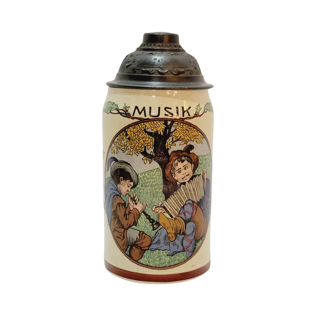 Mettlach #1909/1177 Beer Stein, Music (1 of 8)