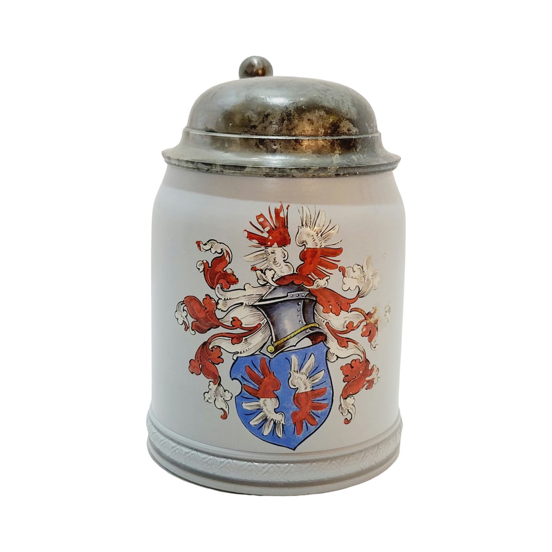 Mettlach #285 Beer Stein, German Crest (1 of 9)