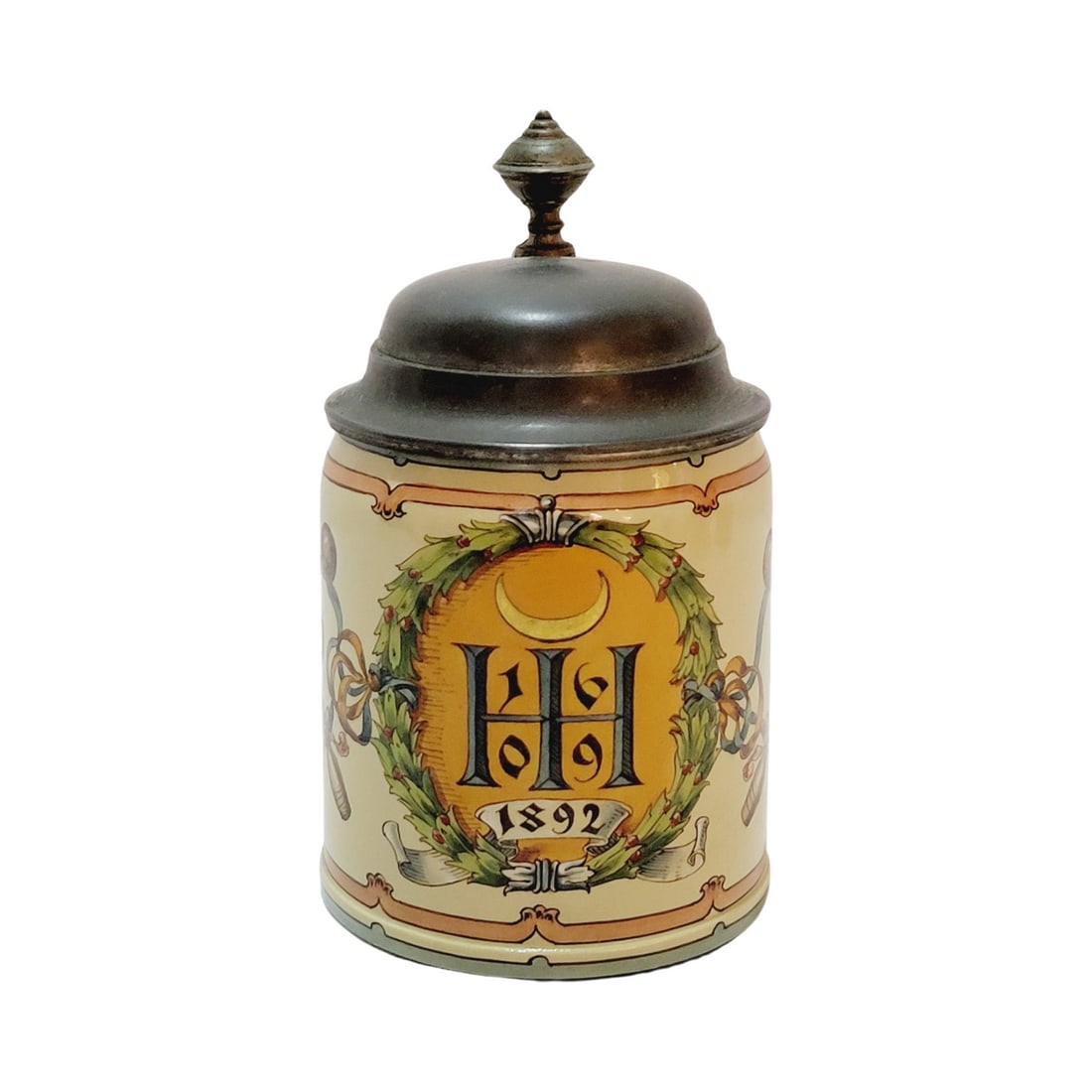 Mettlach #1526 Beer Stein, Bowling Stein (1 of 6)