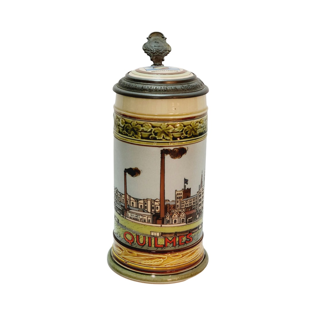 Mettlach #2900 Beer Stein Quilmes Brewery (1 of 11)