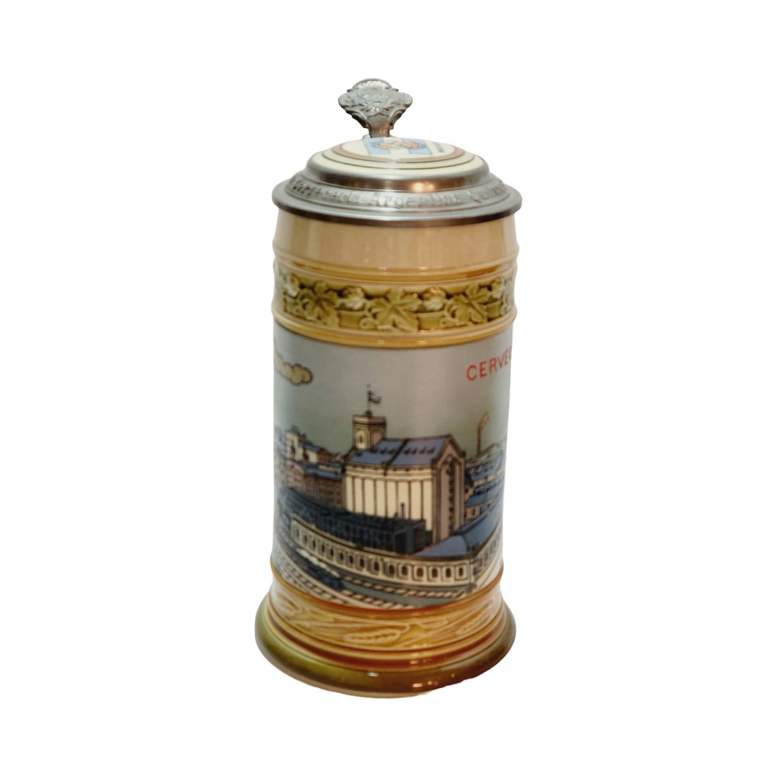 Mettlach #2900 Beer Stein Quilmes Brewery (1 of 11)