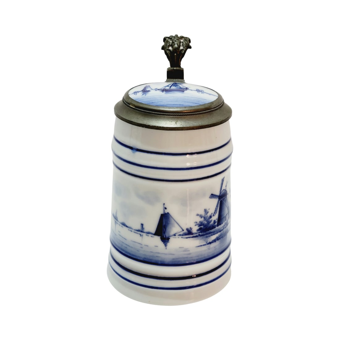 Swaine & Co. Delft Beer Stein, Dutch Scene (1 of 14)