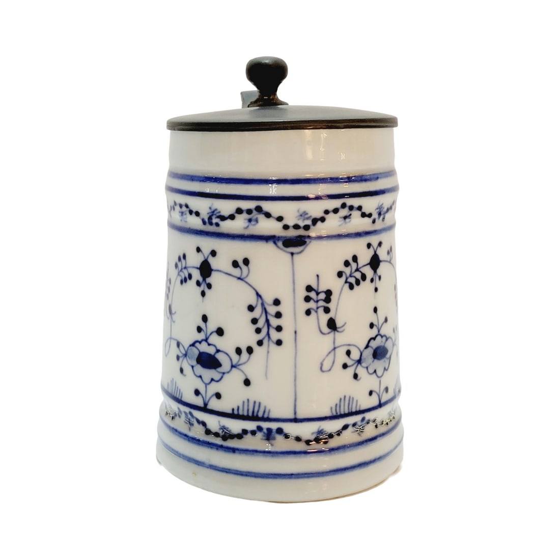 Swaine & Co. Delft Beer Stein, Onion Pattern (1 of 8)