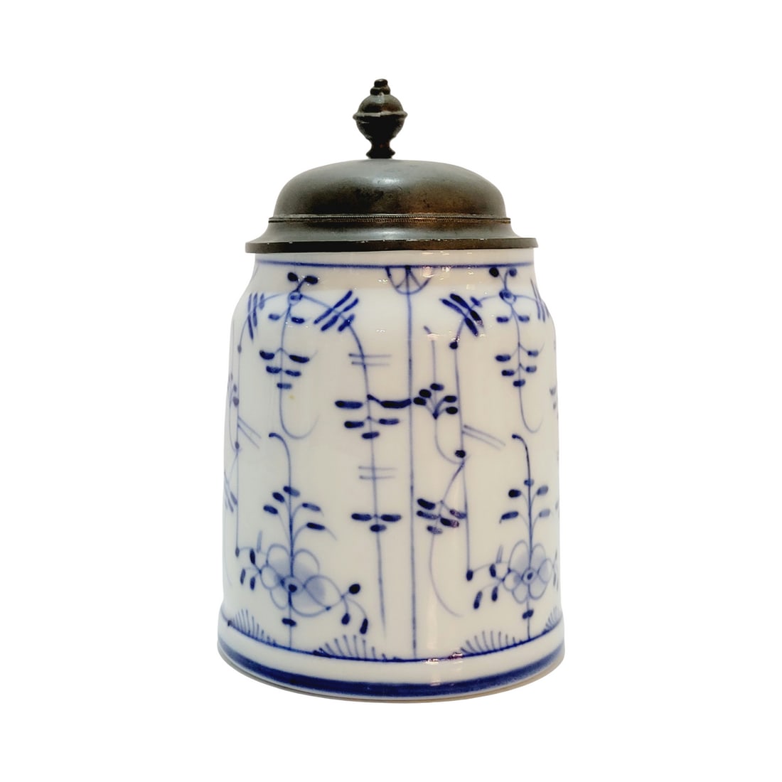 Swaine & Co. Delft Beer Stein, Onion Pattern Design (1 of 10)