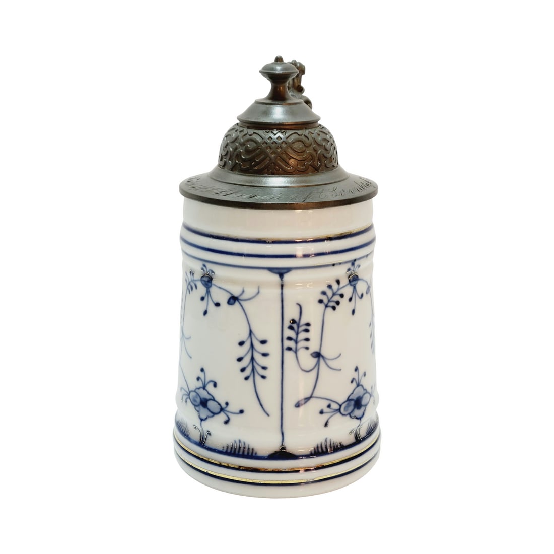 Swaine & Co. Delft Beer Stein, Onion Pattern Design (1 of 13)