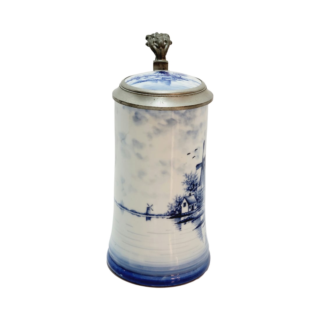 Delft Beer Stein #12, Dutch Scene (1 of 14)