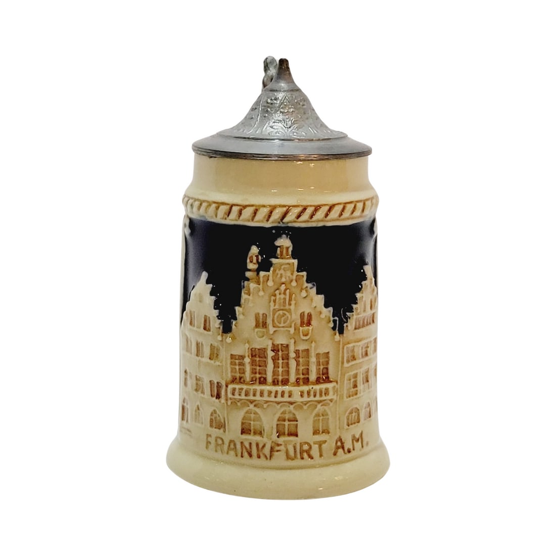 German Miniature Beer Stein, Frankfurt A.M. (1 of 9)