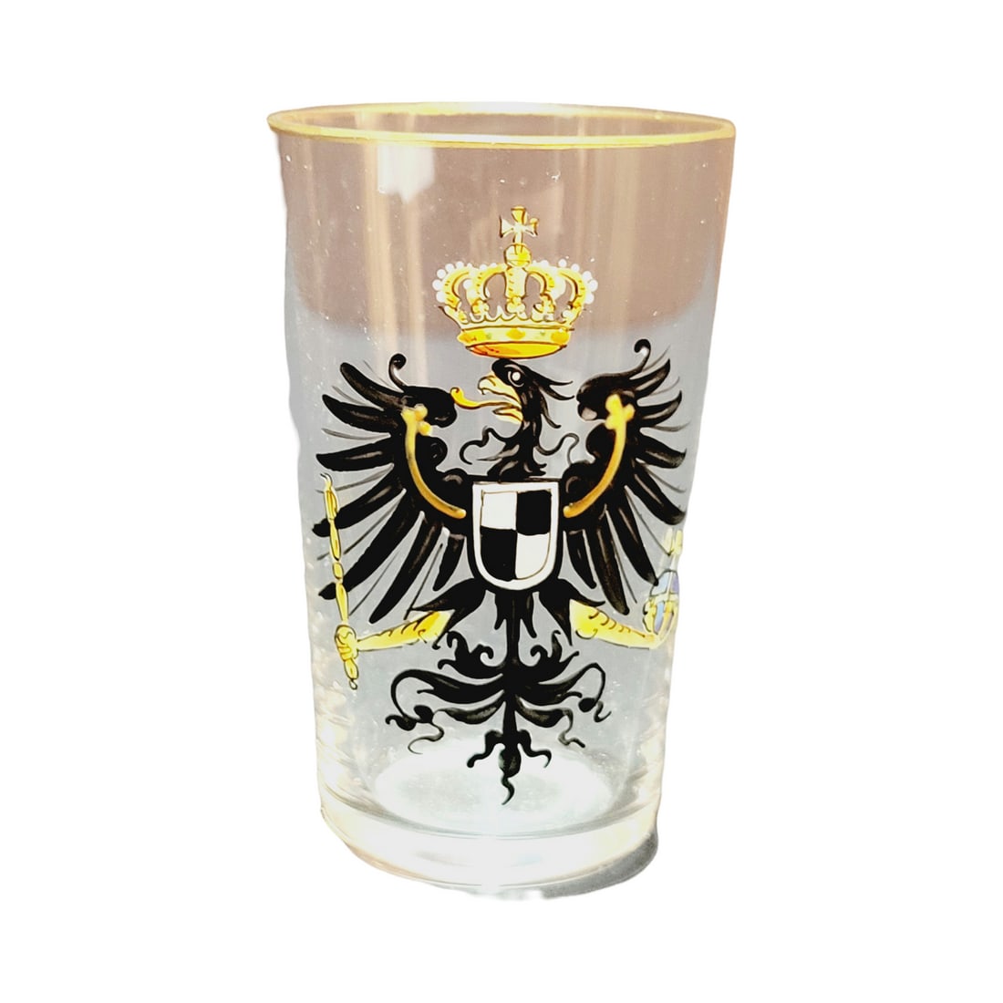 German Miniature Shot Glass, Imperial Eagle (1 of 8)