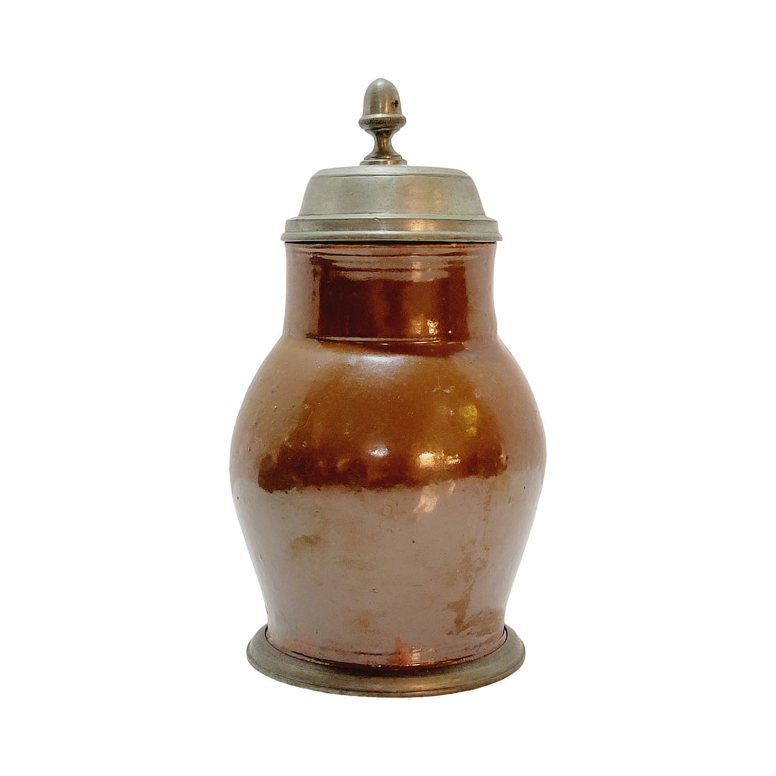 Early German Beer Stein, Hafnerware (1 of 8)