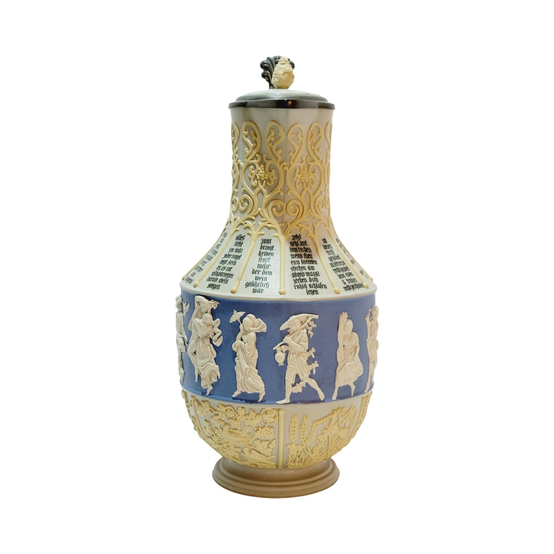 Mettlach #171 Beer Stein, Twelve Months Stein (1 of 12)