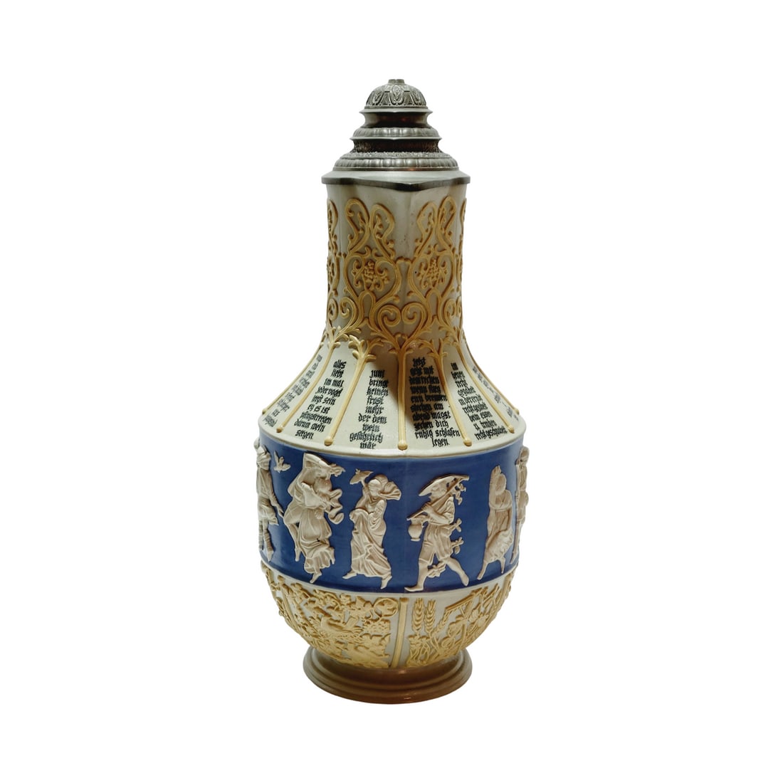 Mettlach #171 Beer Stein, Twelve Months Stein (1 of 11)