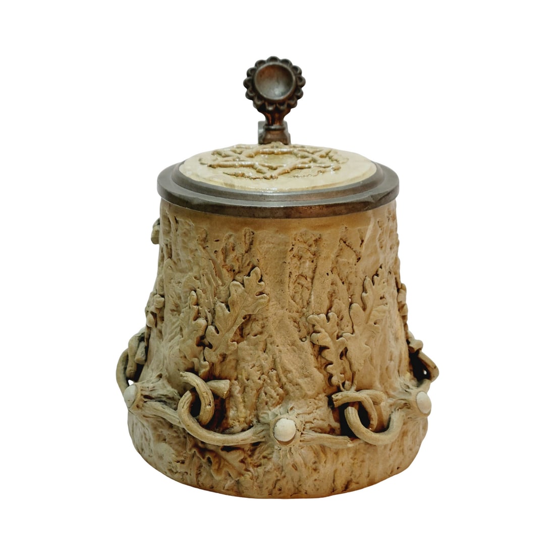 Mettlach #216 Beer Stein, Tree Trunk (1 of 8)