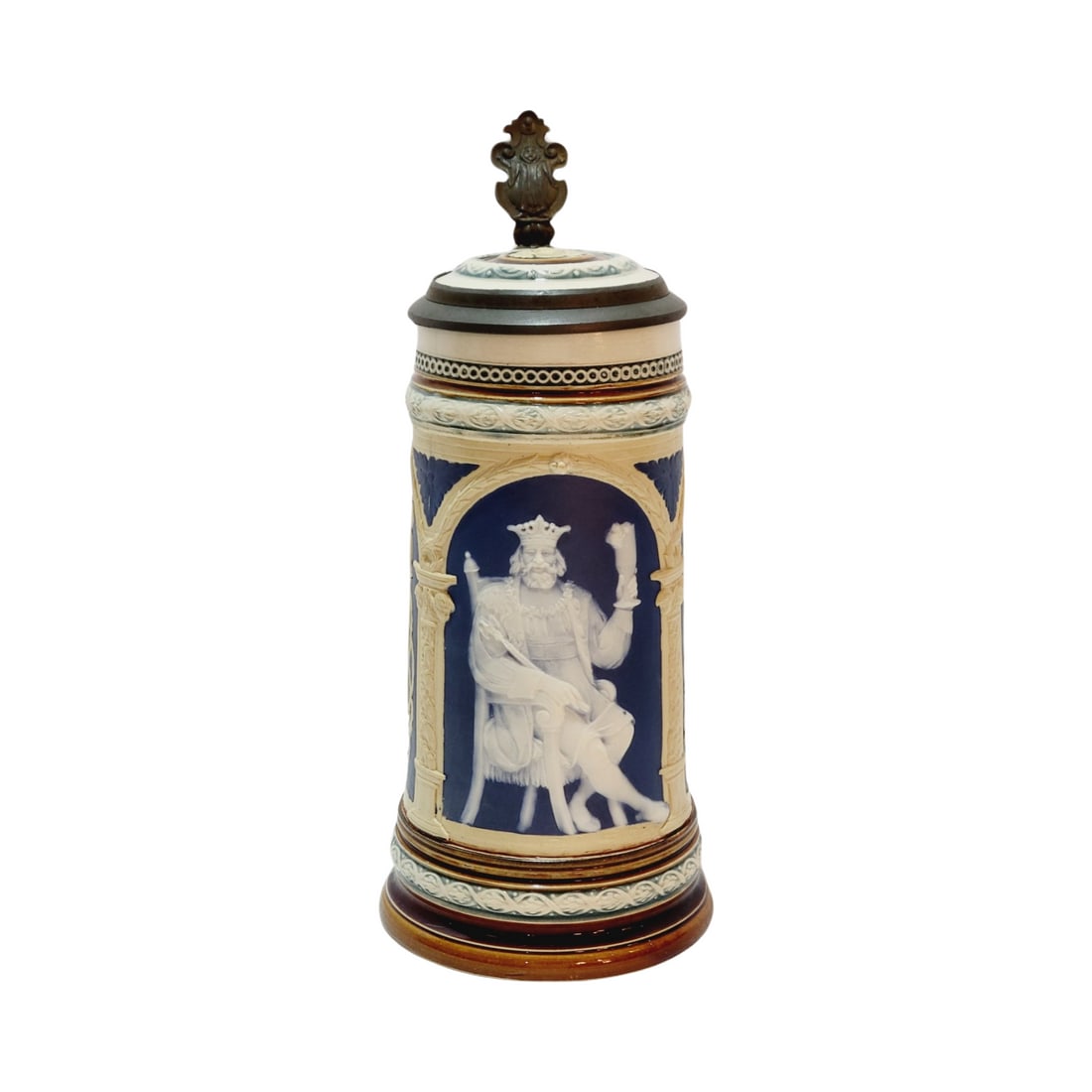 Mettlach #2130 Beer Stein, In Praise of Beer (1 of 8)